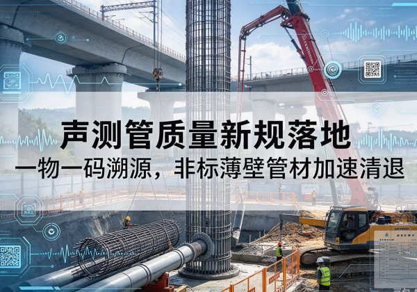 杜尔伯特声测管质量新规落地，一物一码溯源，非标薄壁管材加速清退