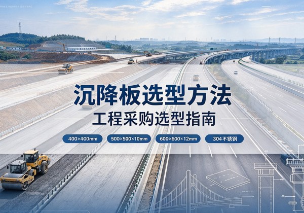 杜尔伯特沉降板选择方法